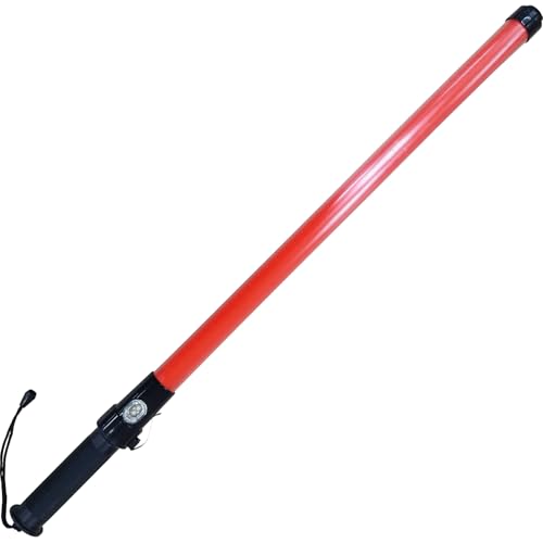 イチネンアクセス Beruf SECURITY(ベルーフ セキュリティ) 安全用品 警笛付LED指示灯 赤 75cm BBLーWH03D 87480 手元ライト付き